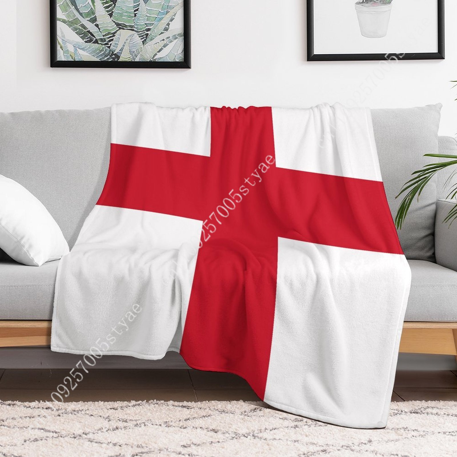 England Flag Flannel Blankets  - Home Office England ulasan dan harga