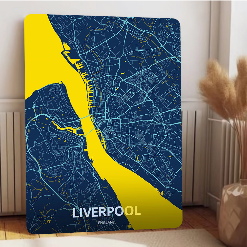 Liverpool England City Map Met - Home Office England ulasan dan harga
