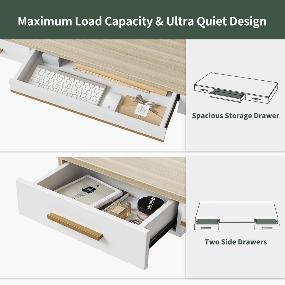 Electric Standing Desk, 3 Draw - Home Office Desks ulasan dan harga