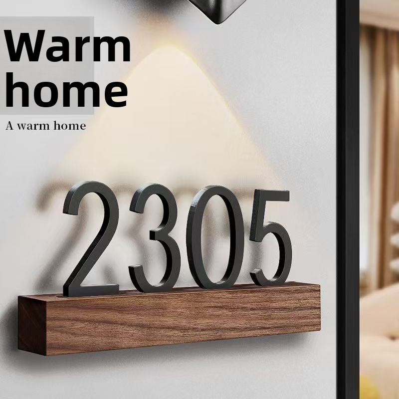 Acrylic Door Plate Shop Sign C - Home Office Number ulasan dan harga