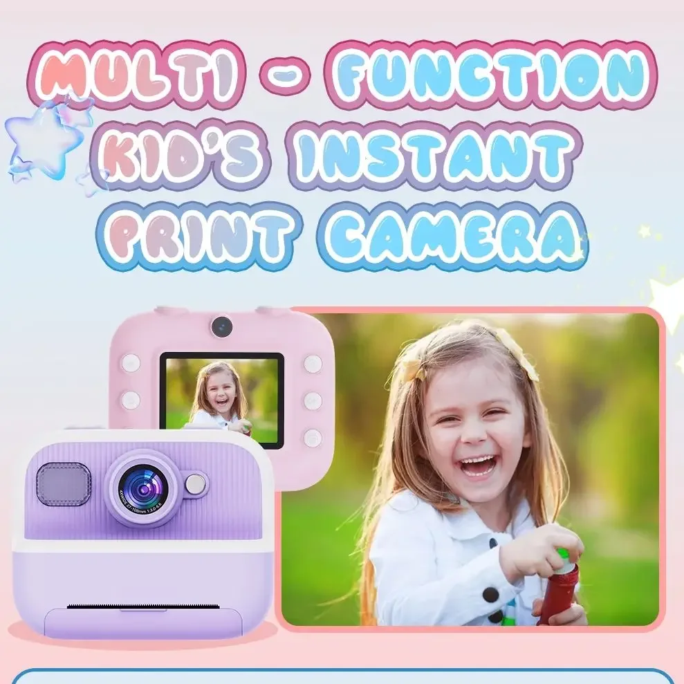 Kids Mini Instant Print Camera - Webcam Hd 1080P ulasan dan harga