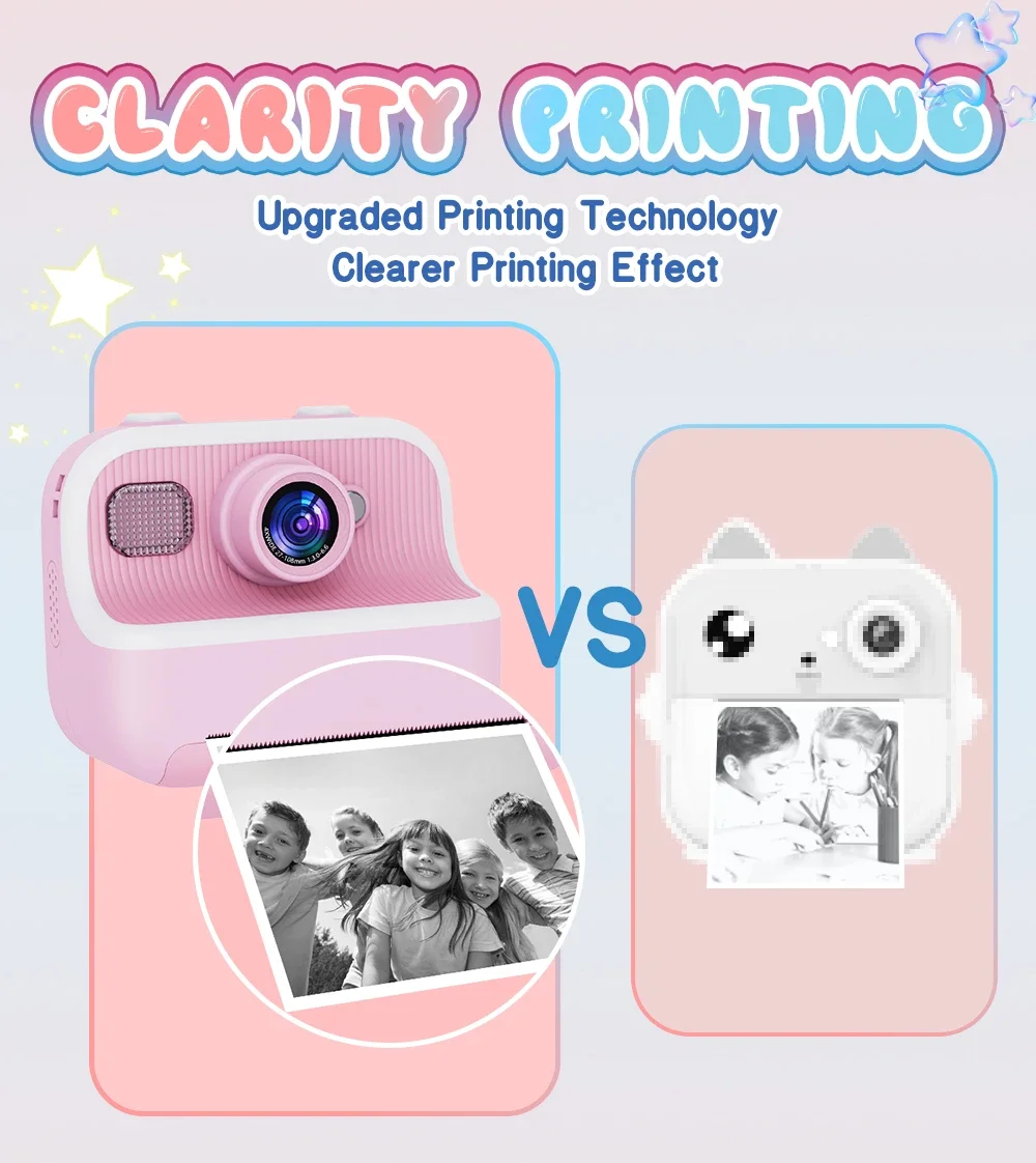 Kids Mini Instant Print Camera - Webcam Hd 1080P ulasan dan harga