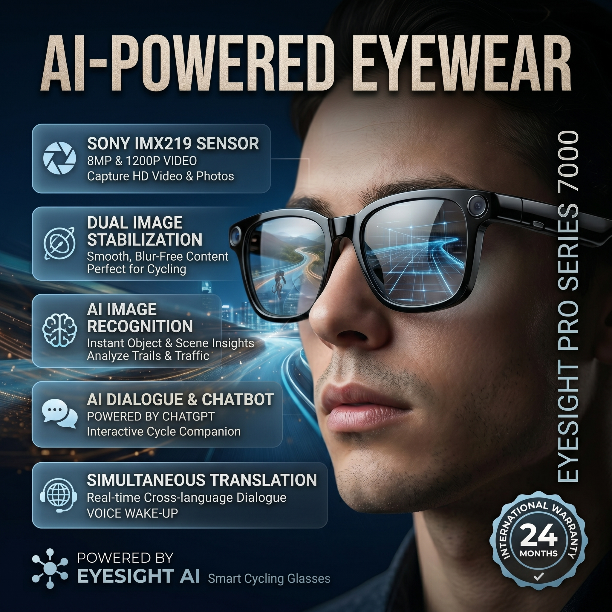 2026 New HD Smart Audio Glasse - Webcam Hd 1080P ulasan dan harga