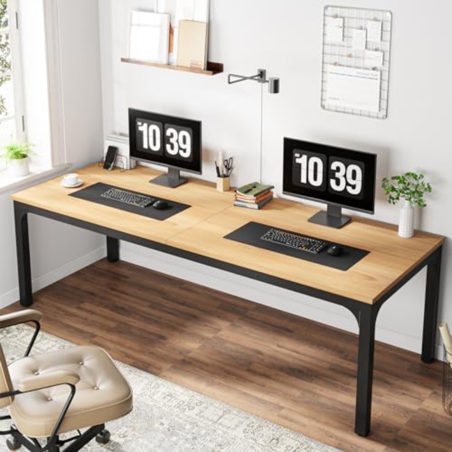 78.7 Inches Extra Long Compute - Home Office Desks ulasan dan harga