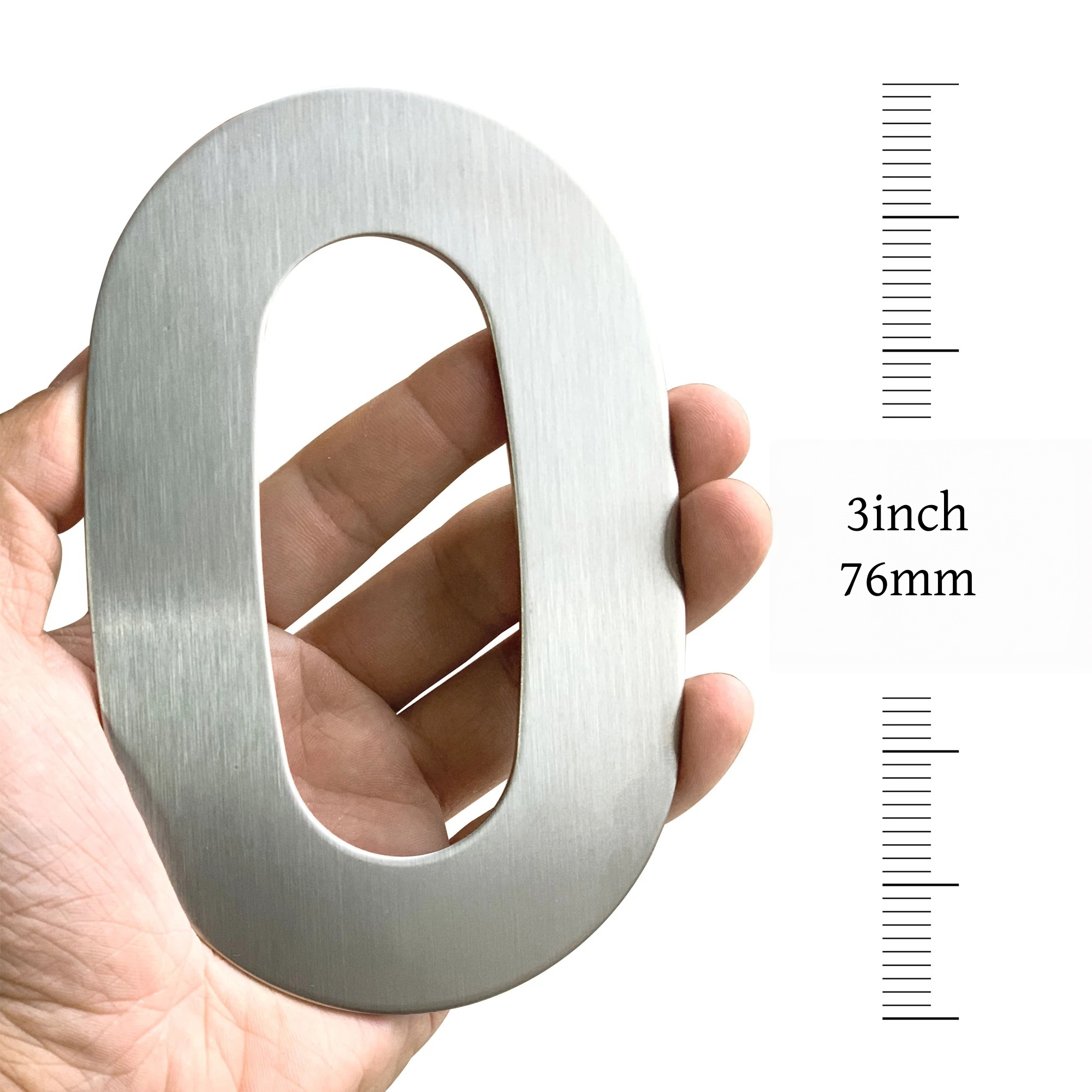 1PC 3inch Self Adhesive Stainl - Home Office Number ulasan dan harga