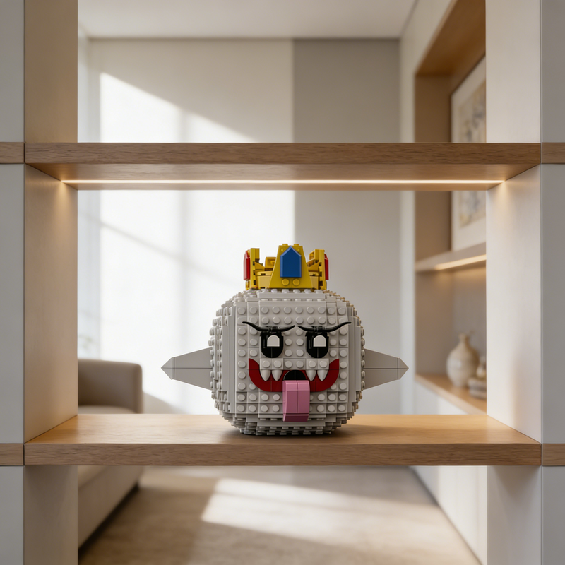 351pcs MOC Mario King Boo Mari - Home Office Architecture ulasan dan harga
