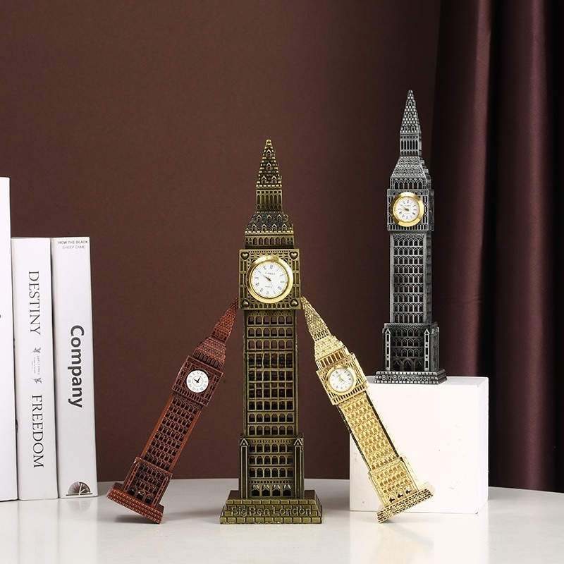 1pc 18cm London Big Ben Model, - Home Office London ulasan dan harga