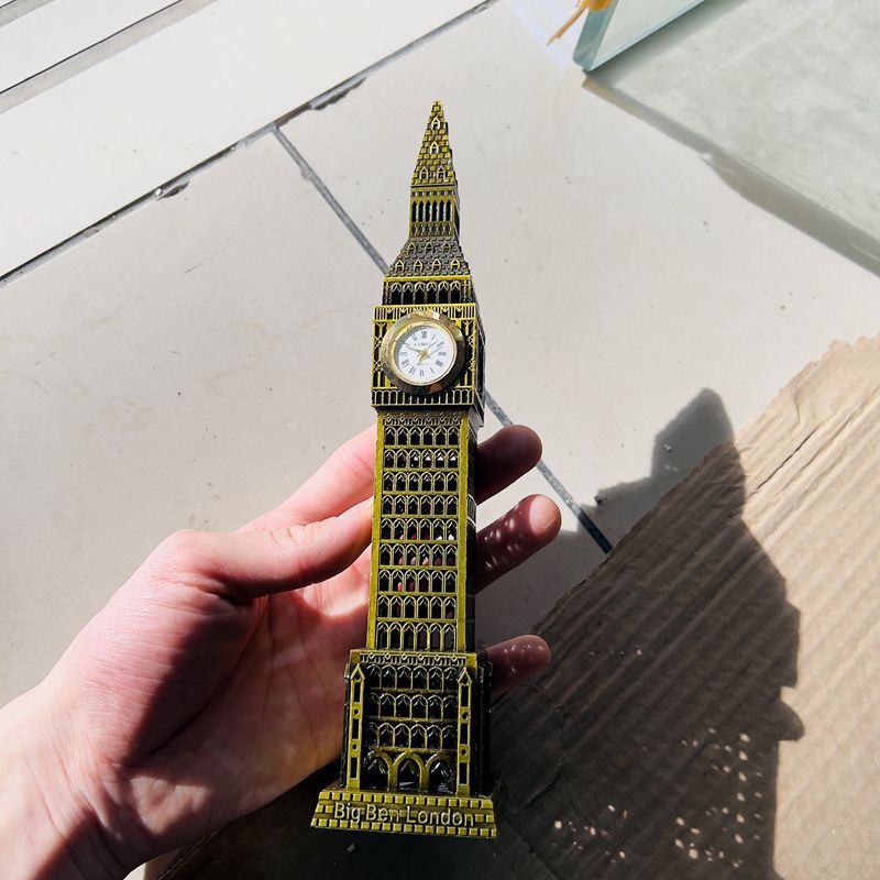 1pc 18cm London Big Ben Model, - Home Office London ulasan dan harga