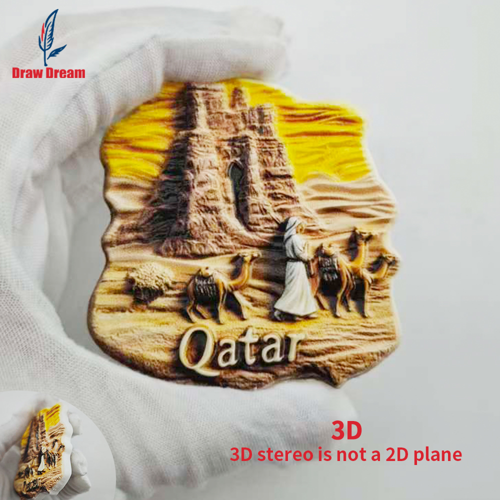 1Pc Qatar Refrigerator Magnet  - Home Office Qatar ulasan dan harga