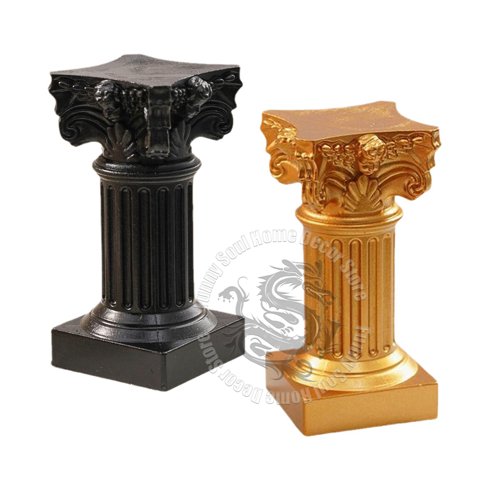 Nordic Roman column candlestic - Home Office Architecture ulasan dan harga