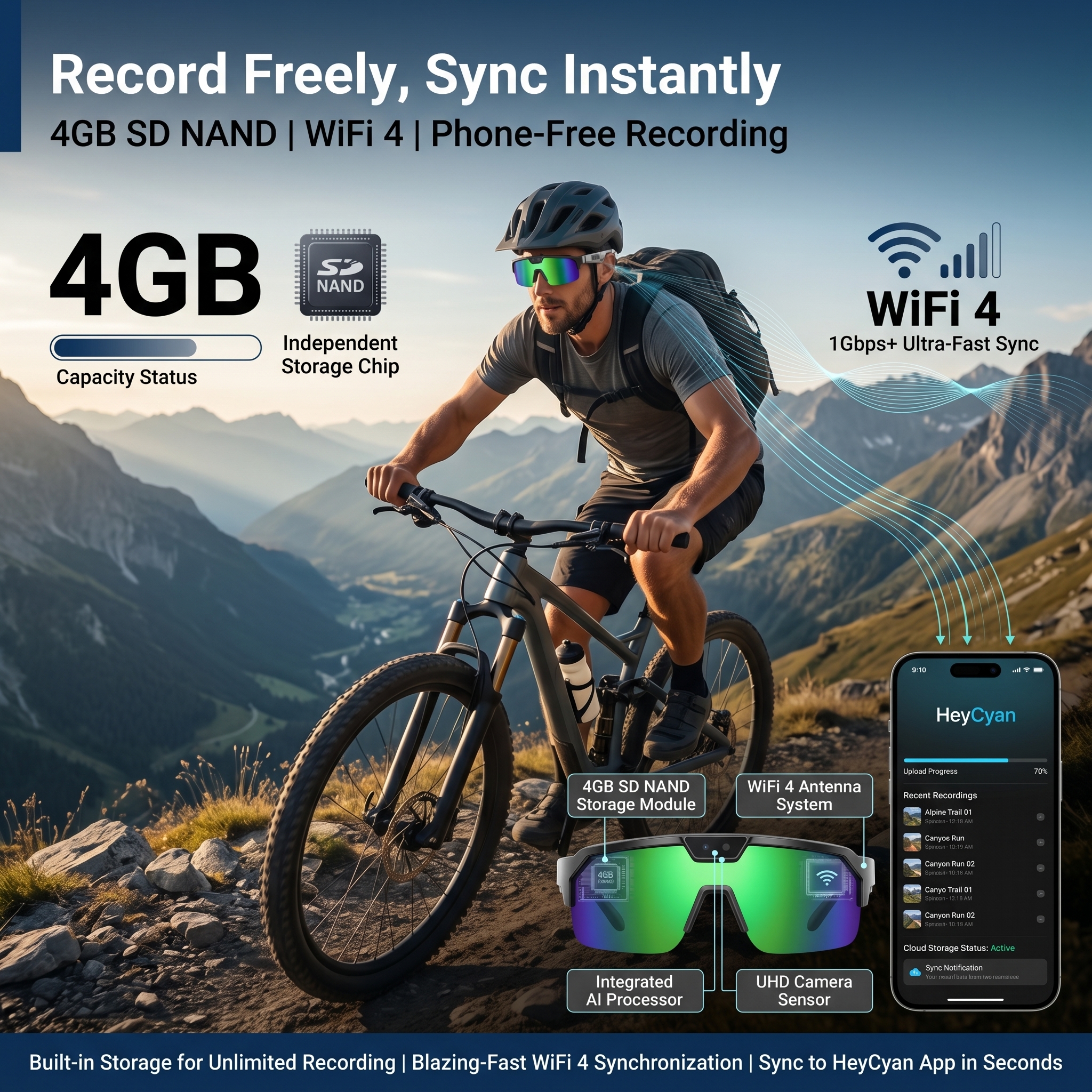 Smart Glasses with 4K HD Anti- - Webcam Hd 1080P ulasan dan harga