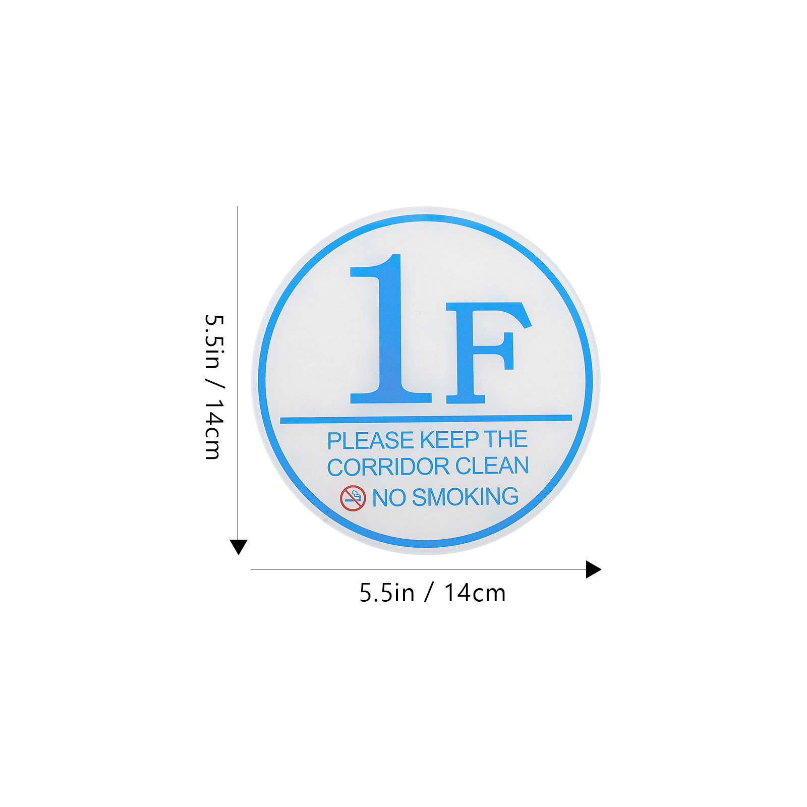 Large Acrylic Floor Number Sti - Home Office Number ulasan dan harga