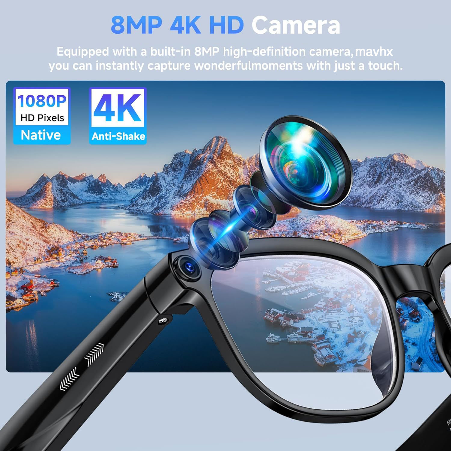 2026 New Smart AI Glasses 1080 - Webcam Hd 1080P ulasan dan harga