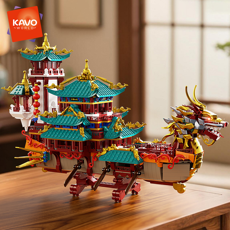 KAVOWORLD 2453PCS Chinese Drag - Home Office Architecture ulasan dan harga